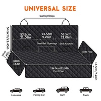 Tapis de voiture pour animaux de compagnie en tissu Oxford respirant, imperméable et anti-salissure pour chats et chiens, coussin de siège arrière toutes saisons