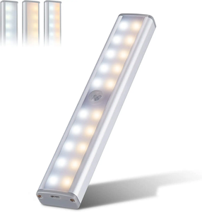 LED Under Cabinet Lighting <strong>Motion</strong> <strong>Sensor</strong> <strong>Light</strong> USB Rechargeable Smart Night Lamp Wireless Magnetic Wall Kitchen Under Closet - Product Image 3