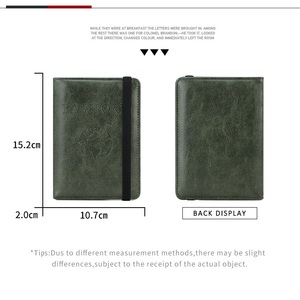 Cổ điển PU da Ví du lịch, bìa hộ chiếu cho phụ nữ, Unisex công suất lớn RFID chặn chủ thẻ trường hợp ví - Product Image 3