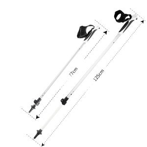 Entai 3 phần nhôm leo núi cực với ánh sáng miễn phí có thể gập lại EVA xử lý ngoài trời ngắn Telescopic đi bộ thanh - Product Image 2