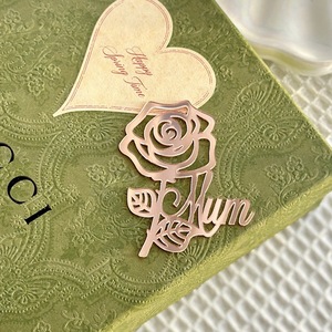 Honey And Sweetness Mum Floral <b>Acrylic</b> Cake Decor Mother's Day Women's Day Cake Decoration Ins Style Plastic Plugin - Product Image 6