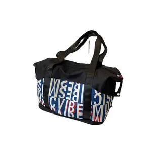 Cô gái tuổi teen khiêu vũ Túi Duffel thể dục túi xách đi du lịch Weekender Thể Thao Túi vải thô với