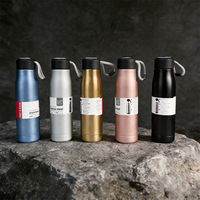 Gobelet isotherme portable en acier inoxydable 304 pour sports de plein air, chaud et froid, avec corde, pour voiture, cadeaux d'affaires, vente en gros