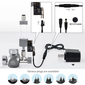 US EU AU UK enchufe válvula solenoide Control interruptor de sincronización inteligente CO2 sistema equipo accesorios para Hydrophyte Aquascape - Product Image 2