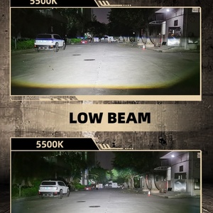 Car Bi LED Fog Lamp Dual LED Fogdriving Light 5500K 53W Universal Led Fog Light Low High Beam Headlight - Product Image 6