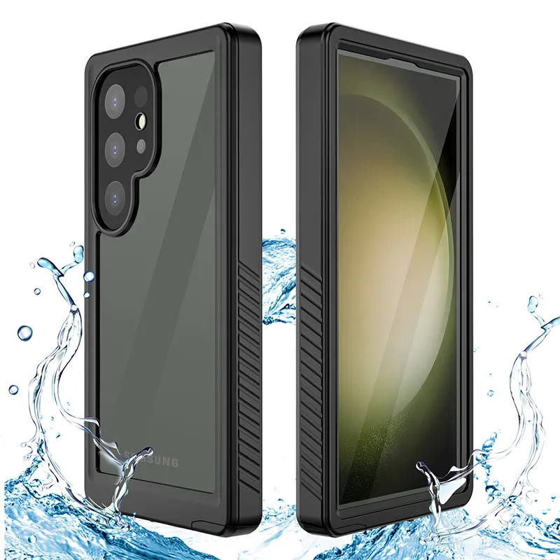 Shellbox hot product shockproof drop-proof Built-in screen protectorFull coverage IP68 waterproof phone case for SamsungS24Ultra