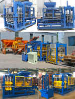 Ligne de fabrication de blocs/briques entièrement automatique QT6-15, machine à fabriquer des blocs de béton
