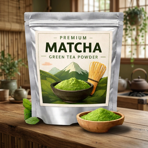 Precio al por mayor: Polvo de Matcha Orgánico Premium 2A-6A de Guizhou, Certificado por la UE, para Latte y Té Adelgazante, Bolsa de 100g-1kg - Product Image 1