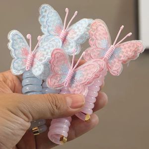 Coletero de Plástico Duradero con Diseño de Mariposa <span class=keywords><strong>para</strong></span> <span class=keywords><strong>Niñas</strong></span>, Lazos <span class=keywords><strong>para</strong></span> el Cabello Rizado, <span class=keywords><strong>Flores</strong></span> <span class=keywords><strong>para</strong></span> el Cabello - Product Image 2