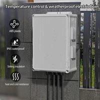 Boîte de jonction étanche en plastique ABS, boîte de distribution extérieure, boîtier pour équipement électronique spécialement conçu pour le câblage