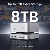 Hub USB UGREEN, station d'accueil, boîtier SSD M2 NVMe, 3 ports USB A 10 Gbps, port de données USB C, lecteur de carte SD pour Macmini M4/ M4 Pro