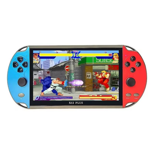 Cheap X12Plus Big Screen 7.0 Inch Handheld Game Player Built in 1000+games Video Game Consoles for PSP Kids Gift