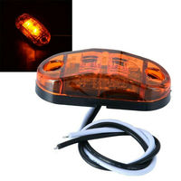 1 pièce 12V LED clignotant latéral de remorque lumières claires voiture camion lentille lampe AU