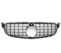 Accessoires auto de haute qualité pour Mercedes Benz C W204 Silver GT avec calandre Diamond All Sky Star 14-18 C W205