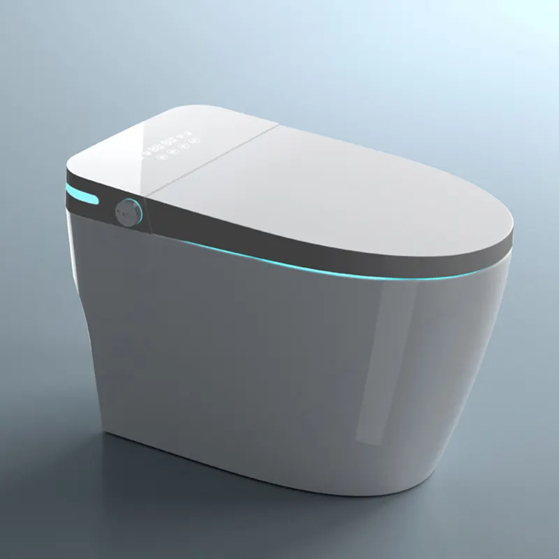 Nouveau design en céramique capteur de mouvement Intelligent WC Inodoro sanitaire automatique salle de bain toilette intelligente bidet