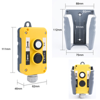 Nouvelle station de commande industrielle à 3 boutons pour grue de levage, étanche IP65, boîtier de commande à boutons-poussoirs XDL10-EPB3, vente au détail, hôtels