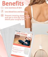 Paquete de 3 Láminas de Espuma Lipo para Cirugía de Liposucción, Soporte Lumbar, Lámina de Espuma para Recuperación, Suministros para BBL, Almohadillas de Espuma de 8x11 Pulgadas para Después de la Cirugía