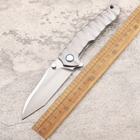VG10 Stahlblech Titanlegierung Griff Keramiklager Herren Taschenmesser Professionelles Jagd- und Überlebens-EDC-Klappmesser