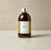 Thé aux herbes traditionnel au gingembre Damccot K-Food Premium, réfrigéré, bouteille en verre de 400g