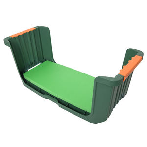 Winslow & Ross 모바일 가든 유틸리티 롤링 카트 벤치 및 인테리어 도구 트레이가있는 플라스틱 보관 시트 및 무릎 꿇기 - Product Image 5