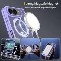 Étui de téléphone à chargement magnétique sans fil pour iPhone 18 Fold avec support pliable, anneau de maintien, antichoc, finition mate et protection anti-chute