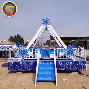 Meilleure Offre : Manège Électrique de Parc d'Attractions, Mini Bateau <span class=keywords><strong>Pirate</strong></span> pour Enfants, Jeu de Balançoire Extérieur - Product Image 1