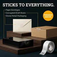 Autocollants personnalisés en PVC transparent résistant aux UV, adhésifs, pour fermeture d'enveloppes, scellage de colis pour supermarchés, épiceries et vente au détail
