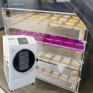 12-14kg/mẻ 10 khay HFD-9 Sữa bột trái cây và rau đóng băng Máy sấy máy chuyên nghiệp - Product Image 1