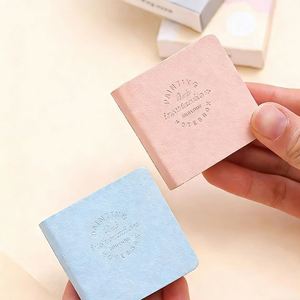 3PCS Mini Portable Notebook Sketchbook <b>Set</b> <b>Sewing</b> Binding 50 Sheets Multi-color Artistic Design Office/Campus Daily Records - Product Image 5