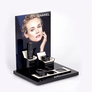 Soporte de exhibición de productos para el cuidado de la piel, estante acrílico para cosméticos con vídeo de juego LCD para la presentación del producto - Product Image 1