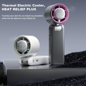 Ventilador Turbo Portátil Recargable de 5 Velocidades, Venta al Por Mayor de Fábrica, Carga USB, Logotipo Personalizable, Ventilador de Mano para el Hogar - Product Image 2