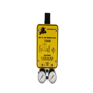 DROPSA สวิตช์แรงดันปลายสาย 1124440 พร้อมเกจวัดแรงดันลมสำหรับควบคุมอุตสาหกรรม - Product Image 1