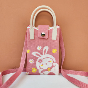 Nouveau sac carré en tricot minimaliste, sac à bandoulière polyvalent pour téléphone, sac à main de qualité supérieure pour femmes, usage quotidien - Product Image 3
