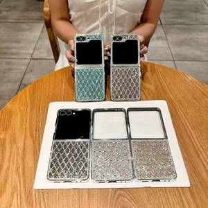 Mới Sang Trọng Lấp Lánh Chrome <span class=keywords><strong>Bumper</strong></span> 3D Đầy Đủ Tinh Thể Kim Cương Chống Sốc Điện Thoại Trường Hợp Bìa Đối Với Samsung Z Lật 7 6 5 4 Điện Thoại Trường Hợp - Product Image 6