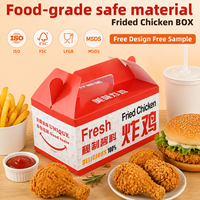 Boîtes d'emballage alimentaire personnalisées pour plats à emporter, emballages de qualité alimentaire pour poulet frit, hamburgers, frites
