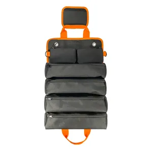 소형 헤비 듀티 롤업 도구 가방 파우치 주최자 맞춤형 휴대용 하드웨어 도구 롤 백