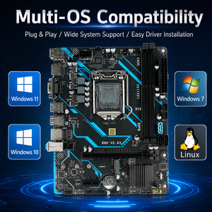 H81 Computer-Mainboard Intel LGA 1150 Sockel 4. Generation Core <span class=keywords><strong>CPU</strong></span> Dual-Channel DDR3 M.2 NVMe SSD SATA MATX Desktop-Board - Product Image 3