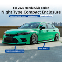 Accessoires automobiles directs d'usine, pièces universelles, lèvres de pare-chocs avant, diffuseur arrière, kits de carrosserie pour Civic 11e génération 2021 2022 2023 2024