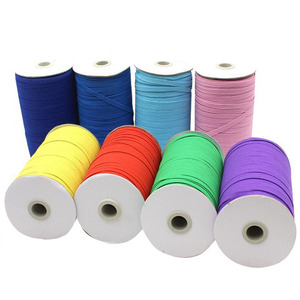 3mm 5mm 6mm 8mm 10mm 12mm đàn hồi cuốn sách phẳng dệt kim Polyester đàn hồi ban nhạc - Product Image 3