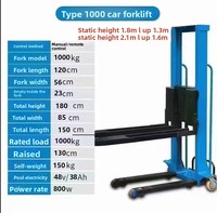 2025 plus récent chariot élévateur à chargement automatique chariot élévateur hydraulique élévateur électrique empileur de palettes hauteur de levage 1.6M empileur à chargement automatique