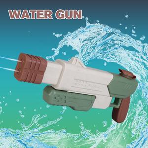 Zomerpomp Waterpistool Speelgoed Luchtdruk Custom Waterpistool Met 2 Nozzles Schieten Water Spel Voor Kinderen - Product Image 2