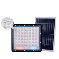Projecteur solaire de jardin à télécommande, réflecteur étanche, 100w 200w 300w, éclairage LED solaire extérieur