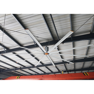 Ventilateur de plafond industriel commercial à grande lame avec technologie HVLS pour le composant de moteur de noyau de ventilation d'entrepôt d'utilisation de ferme à la maison - Product Image 5