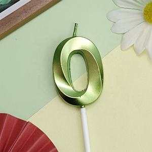 <span class=keywords><strong>Vela</strong></span> al por mayor número 0-9 velas de cumpleaños <span class=keywords><strong>vela</strong></span> verde 18 números de cumpleaños Regalos de fiesta para adultos - Product Image 5