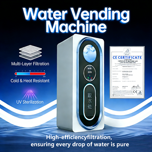 Distributeur d'eau gazeuse communautaire avec système de purification par osmose inverse, paiement par espèces, carte de crédit, QR code, impression de reçus et écran tactile - Product Image 4