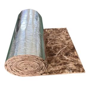 <span class=keywords><strong>Laine</strong></span> <span class=keywords><strong>de</strong></span> <span class=keywords><strong>verre</strong></span> <span class=keywords><strong>de</strong></span> couleur marron, épaisseur 50 mm, classe A1, écologique, conforme à la norme EN13501, pour le marché du Moyen-Orient - Product Image 3