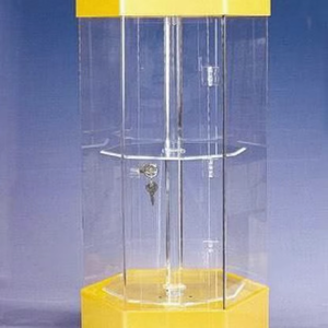 Espositore Rotante in Acrilico con Luce LED Personalizzato per Accessori Mobili, Vetrina da Banco, Supporto per Caricabatterie Cellulari - Product Image 6