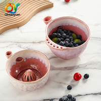 Nieuwe Aanwinst Creatieve Keramische Automatische Draaiende Fruit Schaal Fruitkom QTY Merk