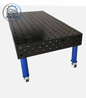 Table de soudage 3D résistante à l'usure pour la soudure de matériel de construction, plateforme de soudage flexible série D28 à trous