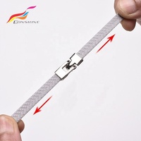 Pratique Chaussure Boucle Stylé Point Plat Anti-dérapant Chaussure Lacet Fermoir Laçage Rapide